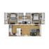 Deep Elm D1 2B2B Furnished Floorplan