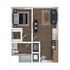 800 South E 1B1B Furnished Floorplan