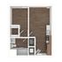 800 South E 1B1B Unfurnished Floorplan