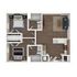 800 South A Furnished Floorplan
