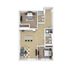 Homestead - 2x2-2B.1 - 3D Floorplan
