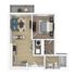 McKees - 1x1-1B.1 - 3D Floorplan