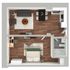 1 Bed K2 Floorplan