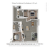 Tribune apartment floor plan showcasing an elegant 2-bedroom, 2-bathroom layout with open living spaces and modern finishes, totaling 1,307 sq. ft.