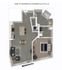 Detailed floor plan of Daily IV one-bedroom, one-bathroom apartment, featuring a spacious open-concept living area and modern kitchen, totaling 874 sq. ft.