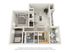 Charming 3D floor plan showcasing a bright 2-bedroom apartment with an open living area, cozy kitchen, and private balcony.