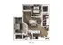 Modern floor plan showcasing a spacious 2-bedroom unit with an open-concept living area, sleek kitchen, and elegant bathrooms.