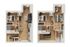 Modern 3D floor plan showcasing two-story apartment with two bedrooms, sleek kitchen, and cozy living area. Beautifully designed for comfortable living.