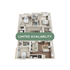 Charming 3D floor plan showcasing limited availability for a 3-bedroom apartment with open-concept living and dining area, modern kitchen, and cozy bedrooms.