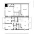 Elegant 3-bedroom townhouse floor plan with modern kitchen, spacious loft, and balconies for ideal living.