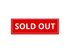 Bold red sold-out sign indicating high demand.