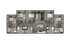 Modern floor plan featuring 3 spacious bedrooms, open living area, sleek kitchen, and contemporary bathrooms, ideal for family living.