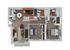 Inviting 3D apartment floor plan showcasing two cozy bedrooms, a stylish open living area, modern kitchen with dining space, and two elegant bathrooms.