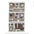 Contemporary 3D floor plan showcasing a spacious three-bedroom apartment with modern living and dining areas, sleek kitchen, and cozy bedrooms.