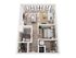 1 Bedroom Floor Plan