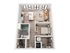 1 Bedroom Floor Plan