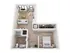 1 Bedroom Floor Plan