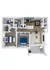 Modern 2D floor plan showcasing 2 spacious bedrooms, open-concept living and dining area, sleek kitchen, and cozy balcony space.