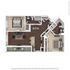 Elegant 2D floor plan featuring two spacious bedrooms, two modern bathrooms, an open living and dining area, and a contemporary kitchen with a breakfast bar.