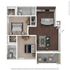 The Reef - Two-Bedroom Floorplan
