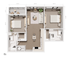 The Grandeur  | B1 - Cascade (2 Bedroom 2 Bath)