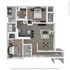 Floor Plan 3 | Apartments In Nashville, TN | Hamptons at Woodland Pointe