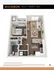 Bourbon floor plan showcasing a modern 1 bedroom, 1 bath apartment with an open living and dining area, and an elegant kitchen, spanning 702 sq. ft.