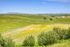 Expansive view of lush, rolling green hills under a clear blue sky, perfect for serene living.