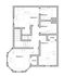 Elegant floor plan showcasing 3 spacious bedrooms with ample closet space, complemented by 2 modern bathrooms.