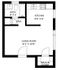 AL Studio floorplan image