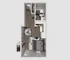 Contemporary studio apartment floor plan, featuring an open-concept layout with a modern kitchen, cozy dining area, stylish bedroom space, and a compact bathroom.