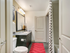 Spacious Bathrooms with Wood Style Cabinets
