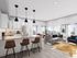 Sixth South Apartment Interior Rendering