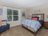 bedroom with plush carpet