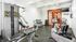 Fitness center with gym equipment