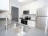 Pass through bar & countertop in kitchen with double sink