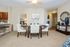 Open concept modern dining area