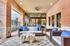 Beautiful lounge furniture in our outdoor patio by the pool