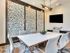 Do you ever work from home, or just would like some peace and quiet to get things done? Our stunning confrence room with a large table and 8 chairs will be the perfect place. There is a mounted flat screen TV on the wall for your entertainm