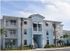 High Ridge Landing exterior with blue and white paint