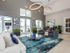 Seating area in leasing center l High Ridge Landing