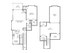 The Henry Apartments, floor plan, left, deck, living/dining room, fireplace, bedroom, walk in closet, bathroom, kitchen, breakfast area, stairs, right, loft, utility closet, storage, laundry, stairs