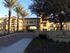 Entry walk way | Building with may windows |  Various trees and shrubs landscape the area |  Mirasol at Celebration