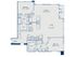 B5 two bed, two bath with dining room, open concept kitchen with island, large closets and patio