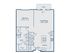 A1 one bed, one bath with open concept kitchen, island and patio