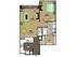 One bedroom one bathroom, kitchen, kitchen pantry, dining room, living room, laundry room , one closet and patio.