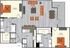 2 bedroom 2 bath apartment with dining are, walk in closets and 1199 sq ft
