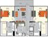 2 bedroom 2 bath apartment with dining area, walk in closets and 1006 sq ft
