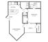 One bedroom one bath apartment home