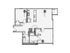 2 Bed 2 Bath Floor Plan 2e